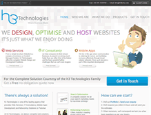 Tablet Screenshot of h3techs.com
